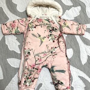 Ted Baker girls Winter one piece 6-9 m